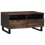vidaXL Salontafel 80x54x40 cm van Massief Mango Hout, 50 tot 100 cm, Verzenden, Nieuw, 50 tot 100 cm