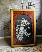 Paneel - Zijde, Glas - Japan - Meiji periode (1868-1912) -