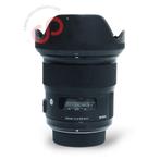Sigma 24mm 1.4 DG HSM Art (Nikon) nr. 0646, Ophalen of Verzenden, Zo goed als nieuw, Groothoeklens