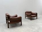 Fauteuil (2) - Eik, Leder