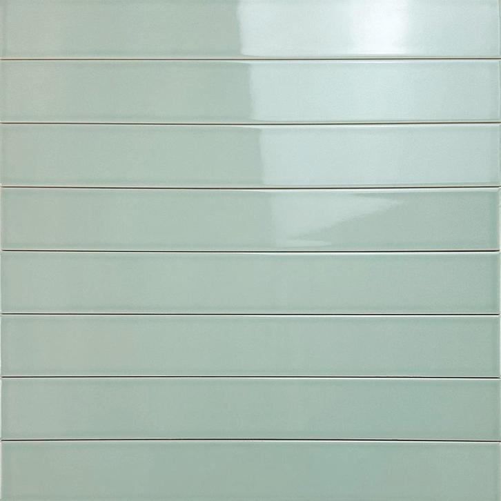 Wandtegel langwerpig vitral mint 5x40 wandtegel, Doe-het-zelf en Verbouw, Tegels, Wandtegels, Nieuw, 10 m² of meer, Keramiek, Ophalen of Verzenden