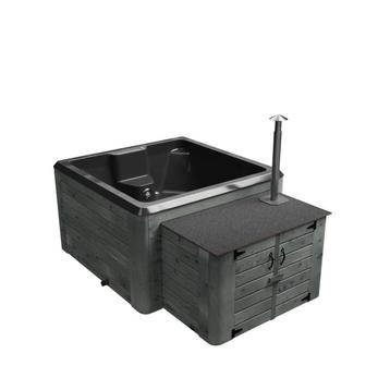 Rexener Polar Night (zwart bad) AANBIEDING Hottub met biohea beschikbaar voor biedingen