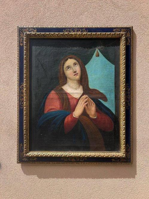 Italiaanse school (XVIII) - Madonna in Preghiera, Antiek en Kunst, Kunst | Schilderijen | Klassiek