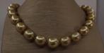 Halsketting ALGT Gecertificeerde Deep Golden South Sea, Sieraden, Tassen en Uiterlijk, Kettingen, Nieuw