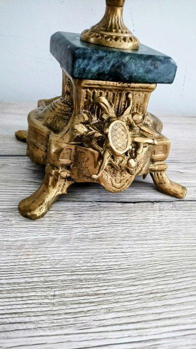 Kandelaber (2) - Verguld brons - Kandelaar in Louis XV-stijl, Antiek en Kunst, Curiosa en Brocante