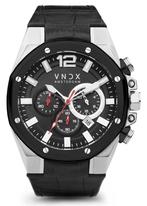 VNDX Wise Man Silver Black LS11888-01 horloge, Sieraden, Tassen en Uiterlijk, Horloges | Heren, Overige merken, Staal, Staal, Verzenden