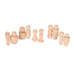 TickiT - Houten poppetjes - 10 stuks, Nieuw