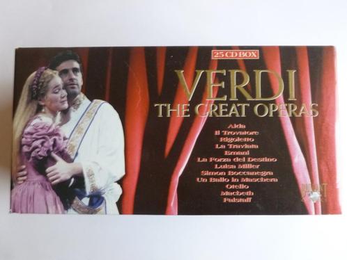 Verdi - The Great Operas (25 CD), Cd's en Dvd's, Cd's | Klassiek, Verzenden