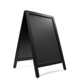 Krijtstoepbord ZWART bxh 55x85 cm