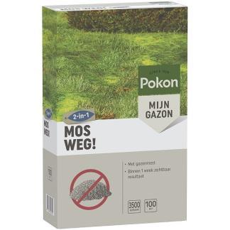 Pokon Mos Weg | Gazon | 100 m² (Korrels, 3500 gram), Tuin en Terras, Bestrijdingsmiddelen, Nieuw, Verzenden