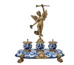 Inktpot - Brons, Porselein