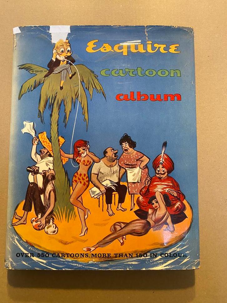 Esquire Cartoon Album - 1933- 1957 - 25th Anniversary, Boeken, Humor, Cartoons, Gelezen, Ophalen of Verzenden