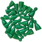 Plastic Spel Pionnen 12x24mm Groen (100 stuks) | Spellenrijk, Nieuw, Verzenden