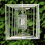 Windspinner, BlinQ Art, Vierkant, Fijn, Groot, RVS, 700361, Verzenden, Nieuw
