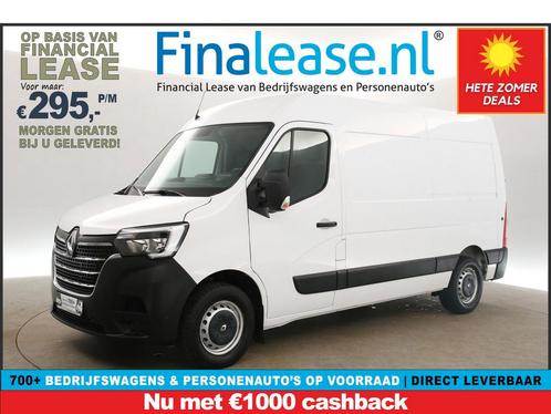 Renault Master 2.3 DCI L2H2 Airco Cam Cruis 3Pers PDC €295pm, Auto's, Bestelauto's, Lease, Handgeschakeld, Diesel, Renault, Wit