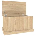 Opbergbox 70x40x38 cm bewerkt hout sonoma eikenkleurig, Verzenden