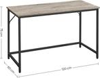 Computerbureau - bureautafel - 120 x 60 x 75 cm - metaal, Huis en Inrichting, Bureaus, Verzenden, Nieuw