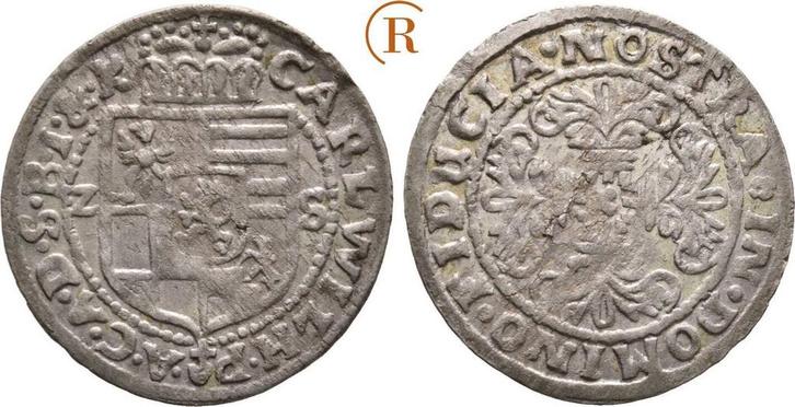 2 Stueber o J Jever Herrschaft: Carl Wilhelm von Anhalt Z..., Postzegels en Munten, Munten | Europa | Niet-Euromunten, Verzenden