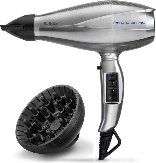 BaByliss Pro Digital Föhn 6000E - 2200W - Diffuser + 2 Blaa, Sieraden, Tassen en Uiterlijk, Uiterlijk | Haarverzorging, Nieuw