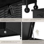 tectake® Wicker opbergbox - Outdoor kussenbox - Uitneembare, Huis en Inrichting, Verzenden, Zo goed als nieuw