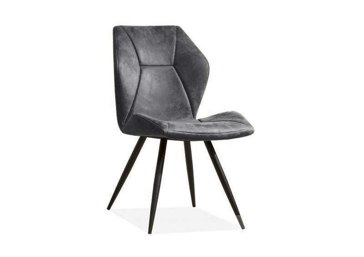 Eetkamerstoel Tesla - eetkamerstoelen - Antraciet, Huis en Inrichting, Stoelen, Grijs, Nieuw, Overige materialen