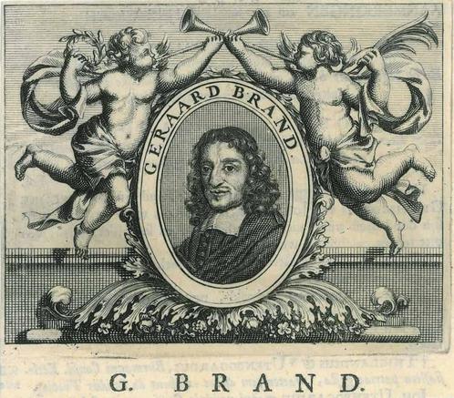 Portrait of Gerard Brandt, Antiek en Kunst, Kunst | Etsen en Gravures