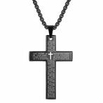 Fako Bijoux® - Cubaans Kruis Voor Mannen Large - Ketting Met, Sieraden, Tassen en Uiterlijk, Kettingen, Verzenden, Nieuw