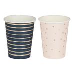 Gender Reveal Bekers 13,5cm 8st, Verzenden, Nieuw