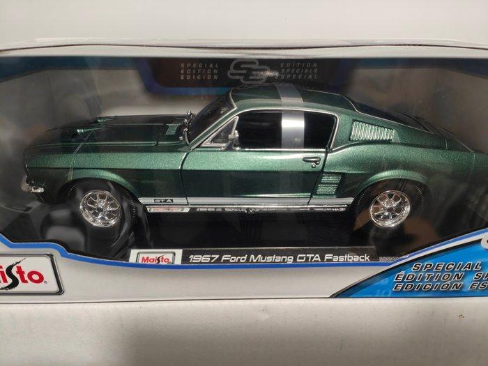 Maisto 1:18 - Model sportwagen - 1967 Ford Mustang GTA, Hobby en Vrije tijd, Modelauto's | 1:5 tot 1:12