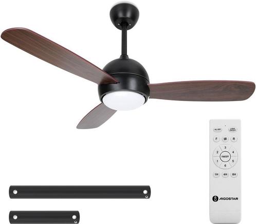 Aigostar Stille Plafondventilator met Verlichting - Ø132cm -, Kinderen en Baby's, Badjes en Verzorging, Nieuw, Verzenden