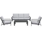 Garden Impressions Coba loungeset 4-delig - verstelbare, Verzenden, Nieuw