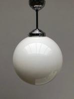 Plafondlamp - Opaline glas - Schoollamp, Antiek en Kunst, Antiek | Lampen