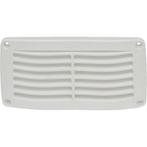 Ventilatierooster Rechthoekig 210x108mm Kunststof Wit, Watersport en Boten, Ophalen of Verzenden, Nieuw