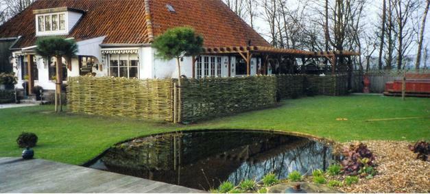 Wilgentenen wilgentenenschutting wilgenschutting wilgenteen, Tuin en Terras, Schuttingen, 6 meter of meer, Nieuw, Hout, 1 tot 2 meter