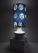 Vintage ceramic table lamp/shadow  Fornasetti fabric -