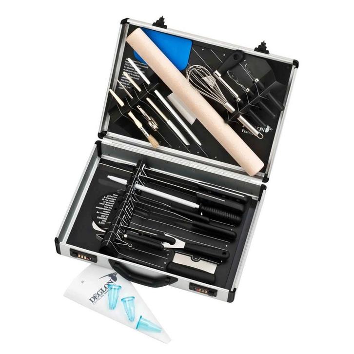 Déglon Grote aluminium patisseriekoffer – 23-delige set m, Huis en Inrichting, Keuken | Keukenbenodigdheden, Nieuw, Ophalen of Verzenden