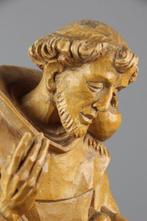Val Gardena - Beeldje, Sint Franciscus - 24 cm - Hout
