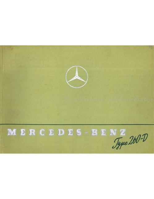 1939 MERCEDES BENZ 260D BROCHURE ENGELS, Boeken, Auto's | Folders en Tijdschriften