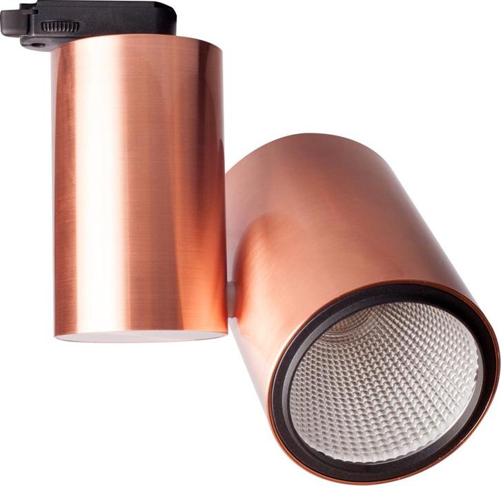 Calderone LED Tracklight 2000Lm 3000K Geborsteld koper, Huis en Inrichting, Lampen | Spots