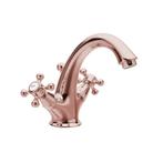 Wastafelmengkraan Sapho Antea 2-knop Uitloop 12 cm Rose Goud, Ophalen of Verzenden, Nieuw, Kraan