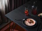 Zwart eiken tafel | Stel zelf samen | Gratis thuis bezorgd, Nieuw, Modern, bold, minimalistisch, handgemaakt, Eikenhout, Verzenden