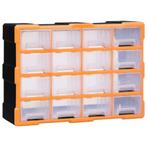 vidaXL Organiser met 16 medium lades 52x16x37 cm, Verzenden, Nieuw