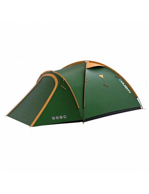 Husky Bizon 3 Classic - klassieke tent - 3 persoons - Groen, Caravans en Kamperen, Tenten, Nieuw, tot en met 3, Verzenden