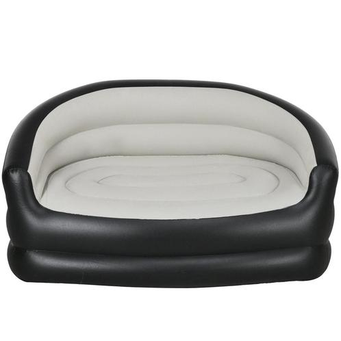 TRUUSK Opblaasbare Sofa 2 Personen Bank Met Zachte Pluche Vo, Caravans en Kamperen, Overige Caravans en Kamperen, Nieuw, Verzenden