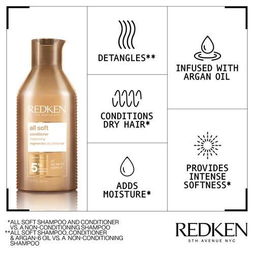 Redken All Soft Conditioner, Sieraden, Tassen en Uiterlijk, Uiterlijk | Haarverzorging, Nieuw, Verzenden