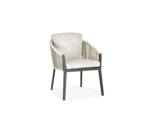 Suns Avero tuinstoel Royal grey Fishbone weaving Camel sand, Tuin en Terras, Tuinsets en Loungesets, Ophalen of Verzenden