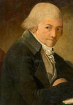 Franse school (XVIII), Naar - Portret van een man met een, Antiek en Kunst