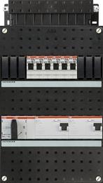 ABB groepenkast 3-fase, 6 groepen, 2 Aardlekschakelaars, Nieuw