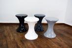 Kruk - Plastic - Vier vintage krukken