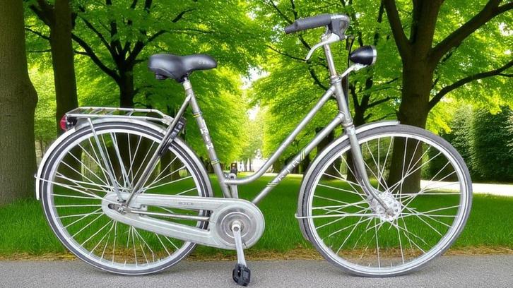 Rih Classic KT Remnaaf Trommel voorrem Grijs Dames, Fietsen en Brommers, Fietsen | Dames | Damesfietsen, Gebruikt, Overige merken